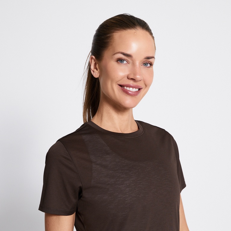Lightweight tee "Ed" Dark Brown